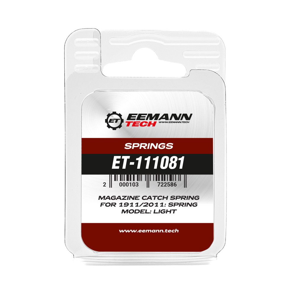 Eemann Tech Magazine Catch Spring for 1911/2011