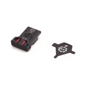 Eemann Tech Adjustable Rear Sight with Fiber Optics for CZ SP-01 SHADOW, CZ SHADOW 2 6 Eemann Tech Adjustable Rear Sight with Fiber Optics for CZ SP-01 SHADOW, CZ SHADOW 2