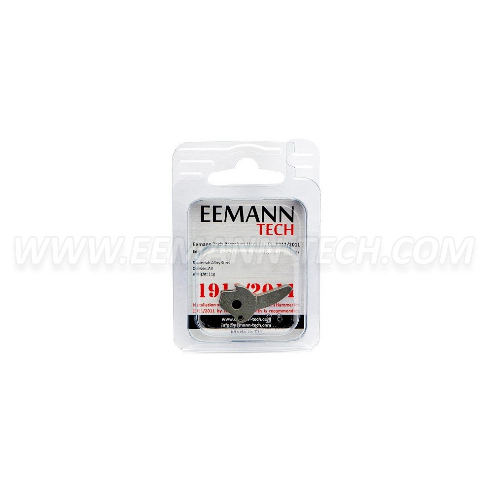 Eemann Tech Premium Match Hammer for 1911/2011 – SILVER