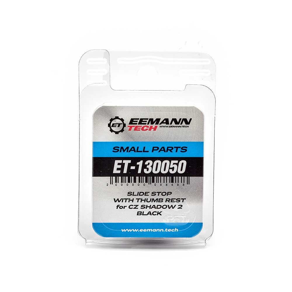 Eemann Tech Slide Stop with Thumb Rest for CZ Shadow 2 – BLACK