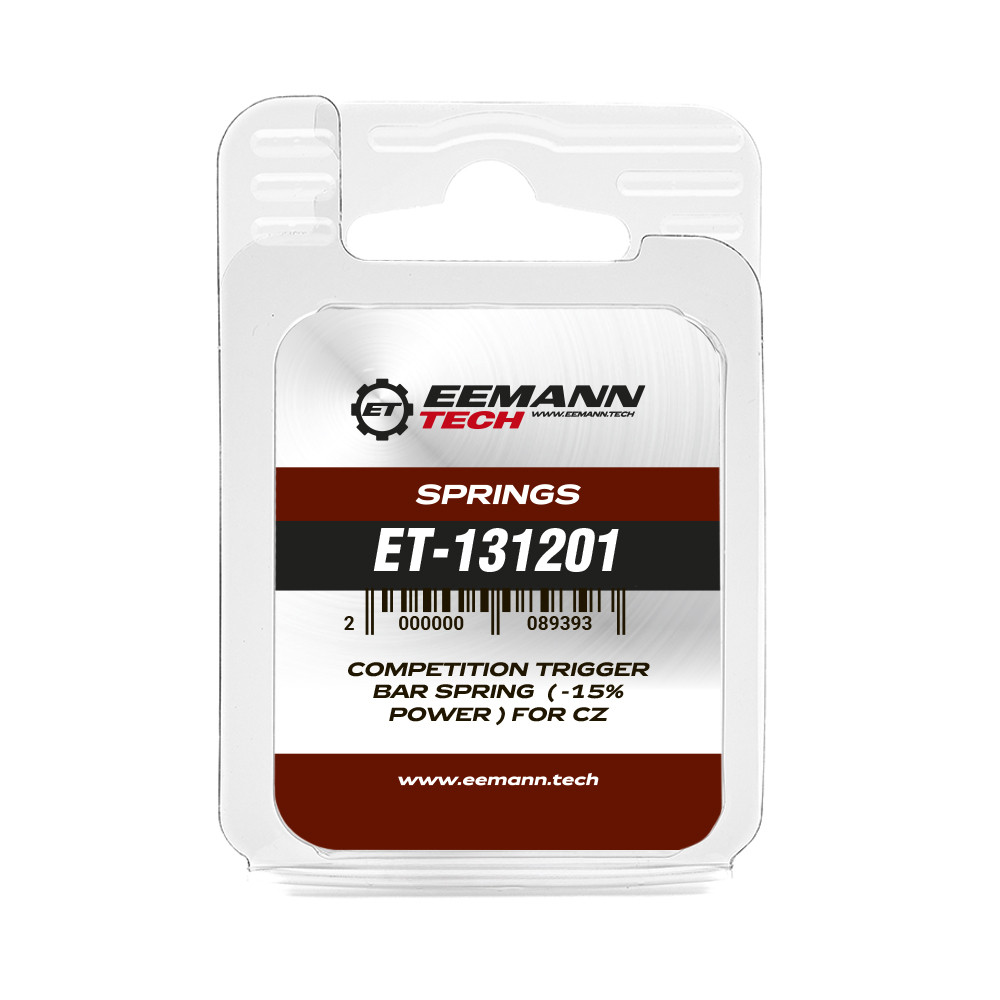 Eemann Tech Competition Trigger Bar Spring ( -15% power ) for CZ