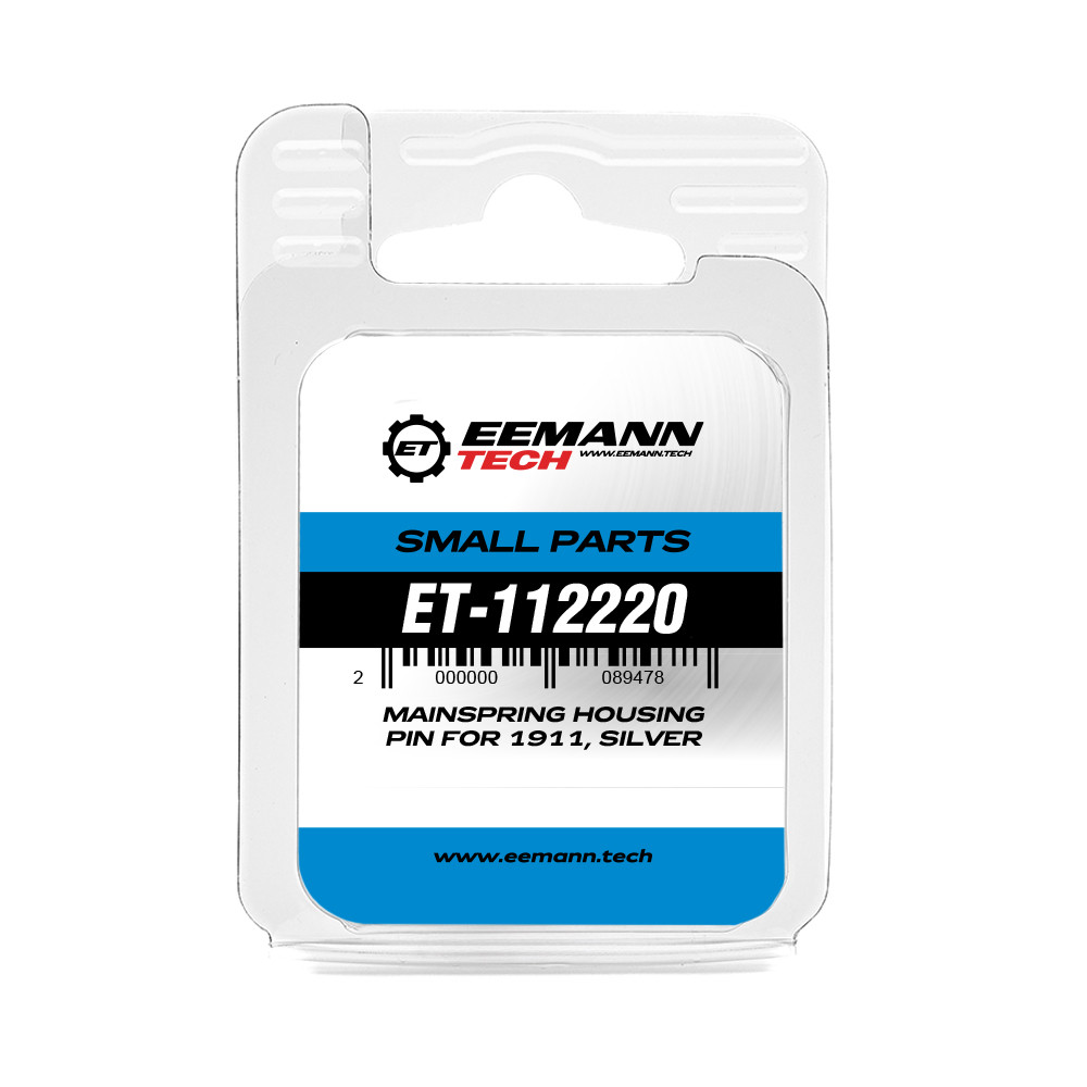 Eemann Tech Mainspring Housing Pin for 1911, Silver