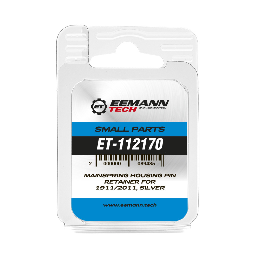Eemann Tech Mainspring Housing Pin Retainer for 1911/2011, Silver