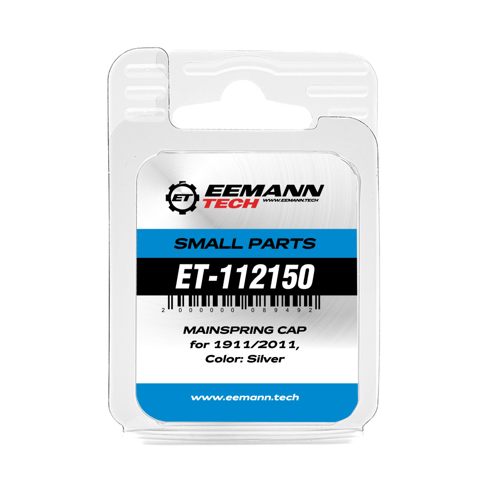 Eemann Tech Mainspring Cap for 1911/2011, Silver