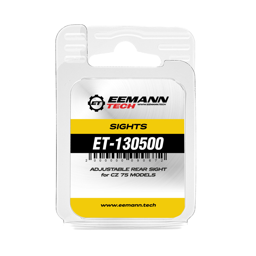 Eemann Tech Adjustable Rear Sight for CZ 75 models