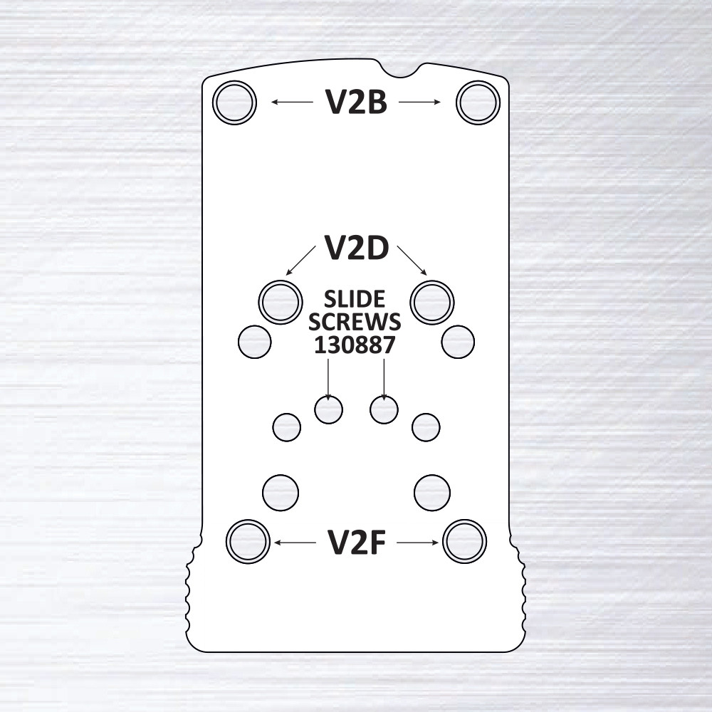 Spare Locator Pin V2F for Eemann Tech Red Dot Mount – 2 pcs./Set