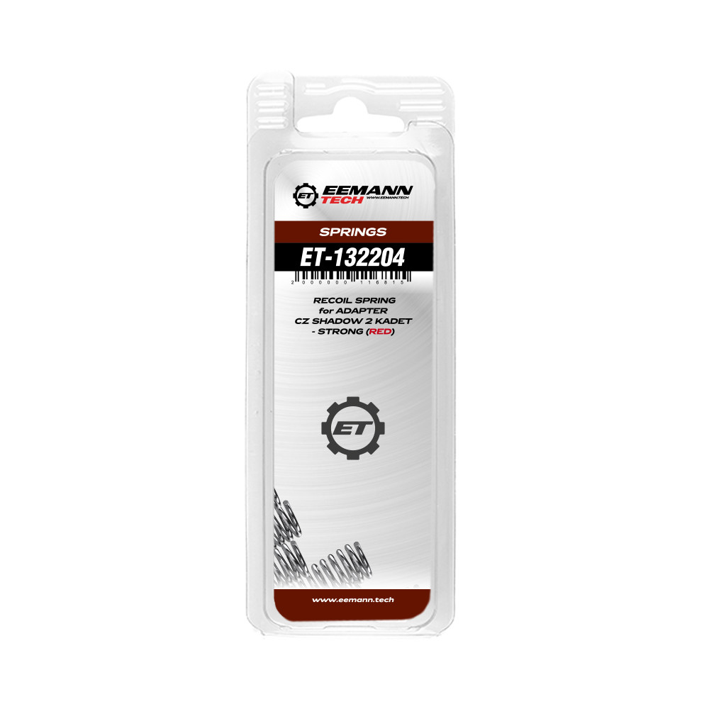 Eemann Tech Recoil Spring for Adapter CZ Shadow 2 Kadet – Strong (RED)