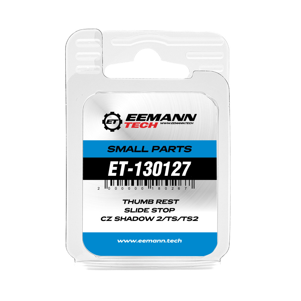 Eemann Tech Thumb Rest Slide Stop for CZ Shadow 2/TS/TS2 – BLACK