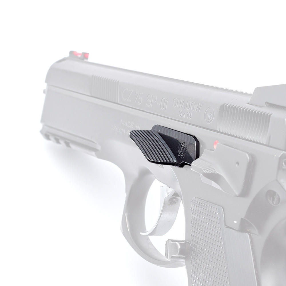 Eemann Tech Thumb Rest Slide Stop for CZ 75 – BLACK