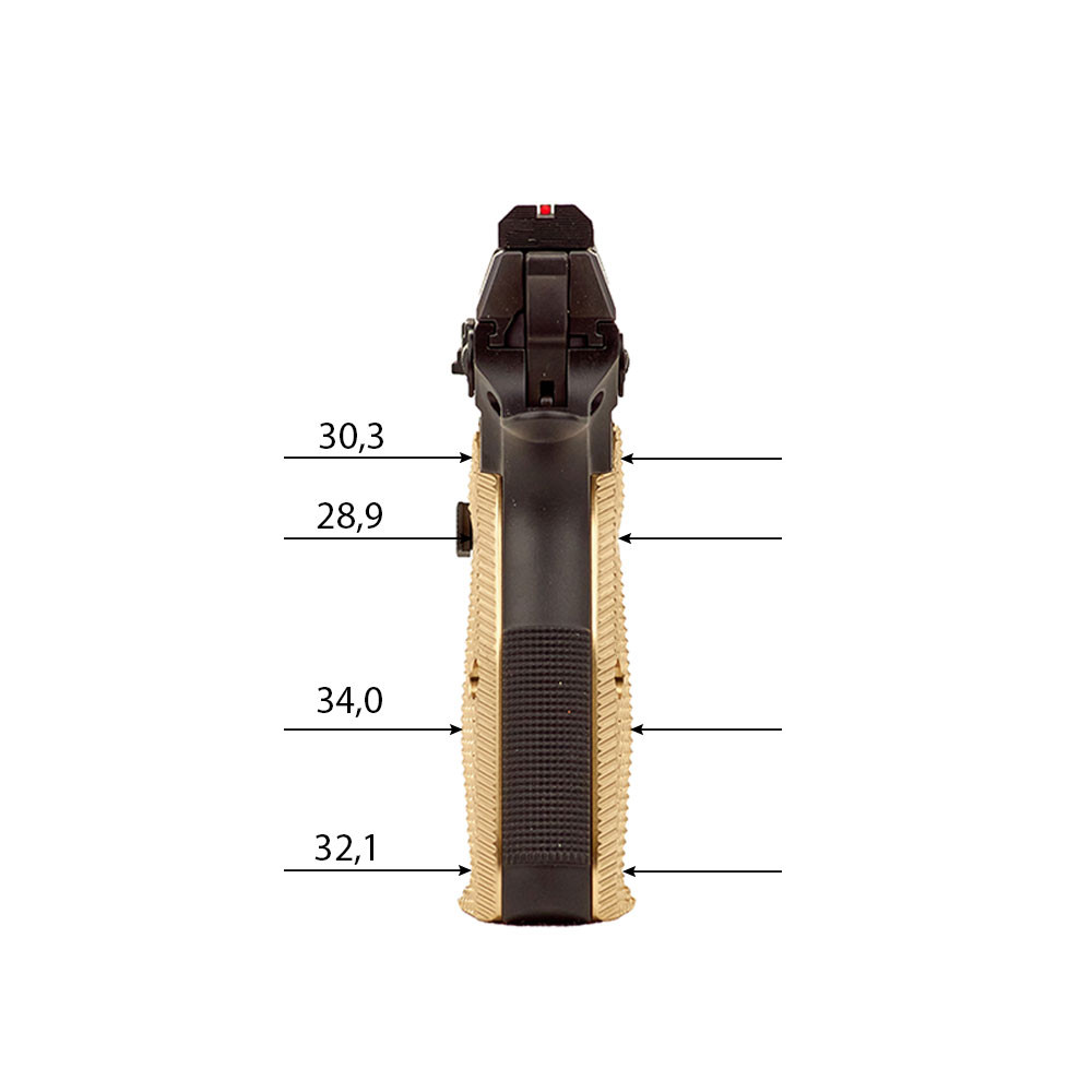 Eemann Tech Ultimate Brass Long Grips for CZ