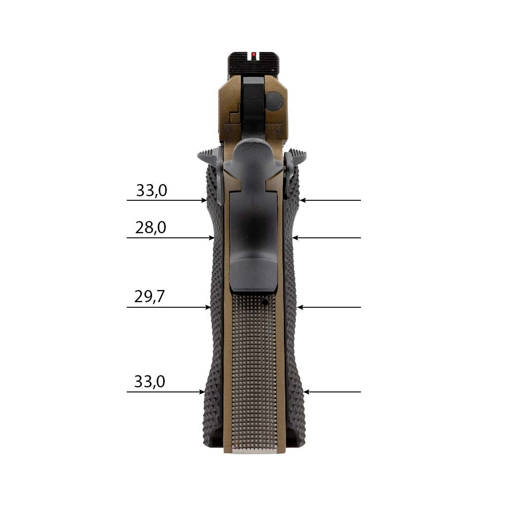 Eemann Tech Ultimate Aluminium Long Grips for 1911