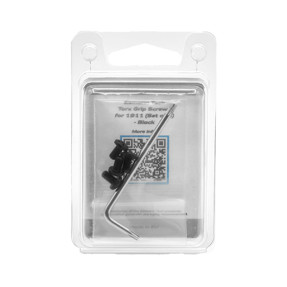 Eemann Tech Torx Grip Screws for 1911 (Set of 4) – Black