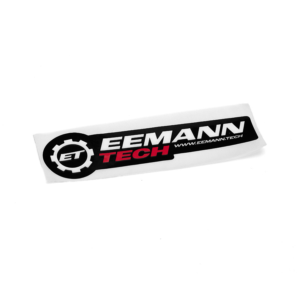 Eemann Tech Logo 3D Sticker – Black