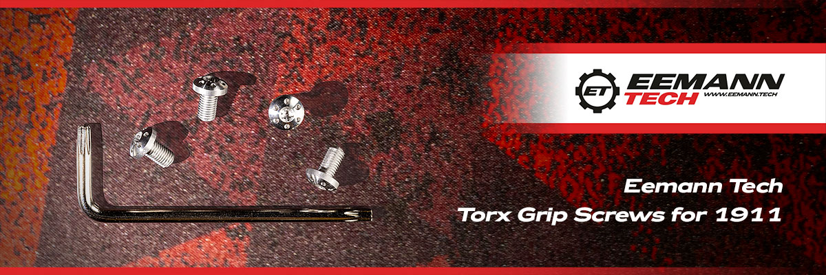 New Product Eemann Tech Grip Screw Set For 1911 Grips