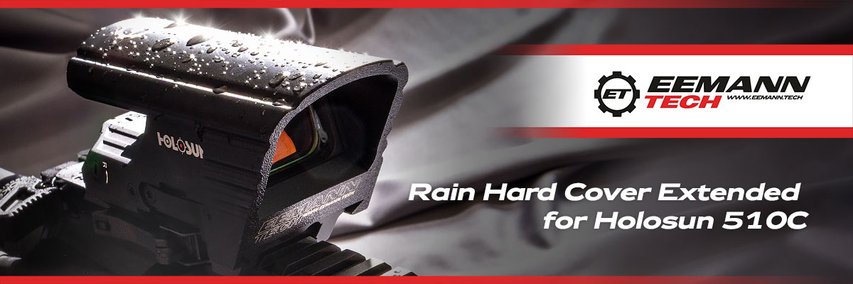 New Product Eemann Tech Rain Hard Cover Extended For Holosun 510C