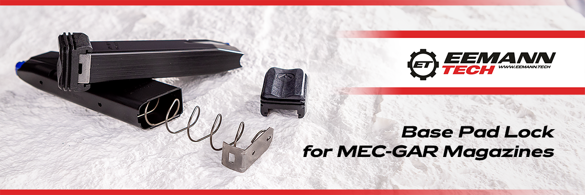 New Product Eemann Tech Base Pad Lock For Mec-Gar Magazines