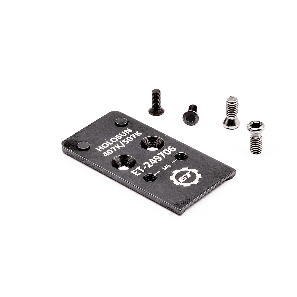 Eemann Tech WALTHER PDP OR Plate Mount for Holosun 407K/507K