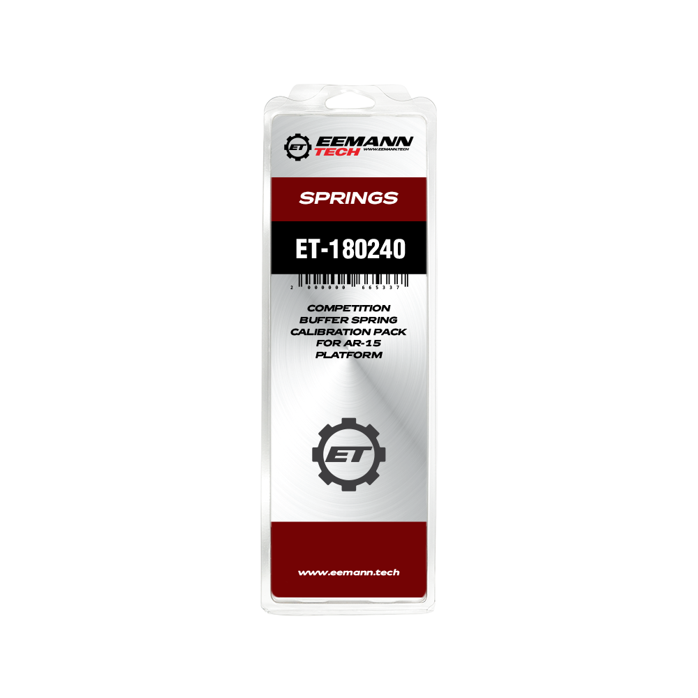 Eemann Tech Competition Buffer Spring Calibration Pack for AR-15 Platform