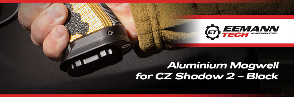 NEW PRODUCT ALUMINIUM MAGWELL FOR CZ SHADOW 2 – BLACK