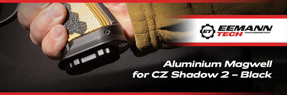 New Product Aluminium Magwell For Cz Shadow 2 – Black