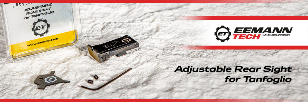 NEW PRODUCT EEMANN TECH ADJUSTABLE REAR SIGHT FOR TANFOGLIO