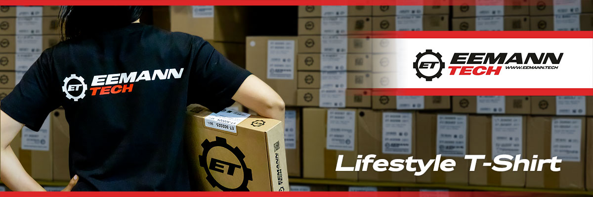 New Product Eemann Tech Lifestyle T-Shirt – Black