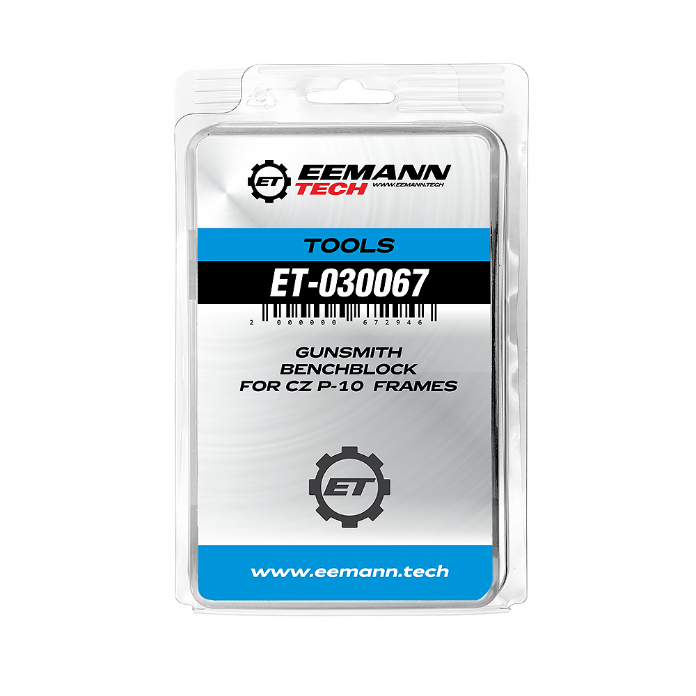 Eemann Tech Gunsmith Bench Block for CZ P-10 Frames