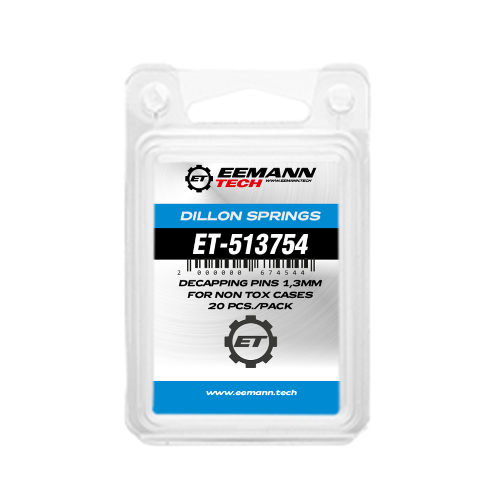 Eemann Tech Decapping Pins 1,3mm for Non Tox Cases – 20 pcs./pack