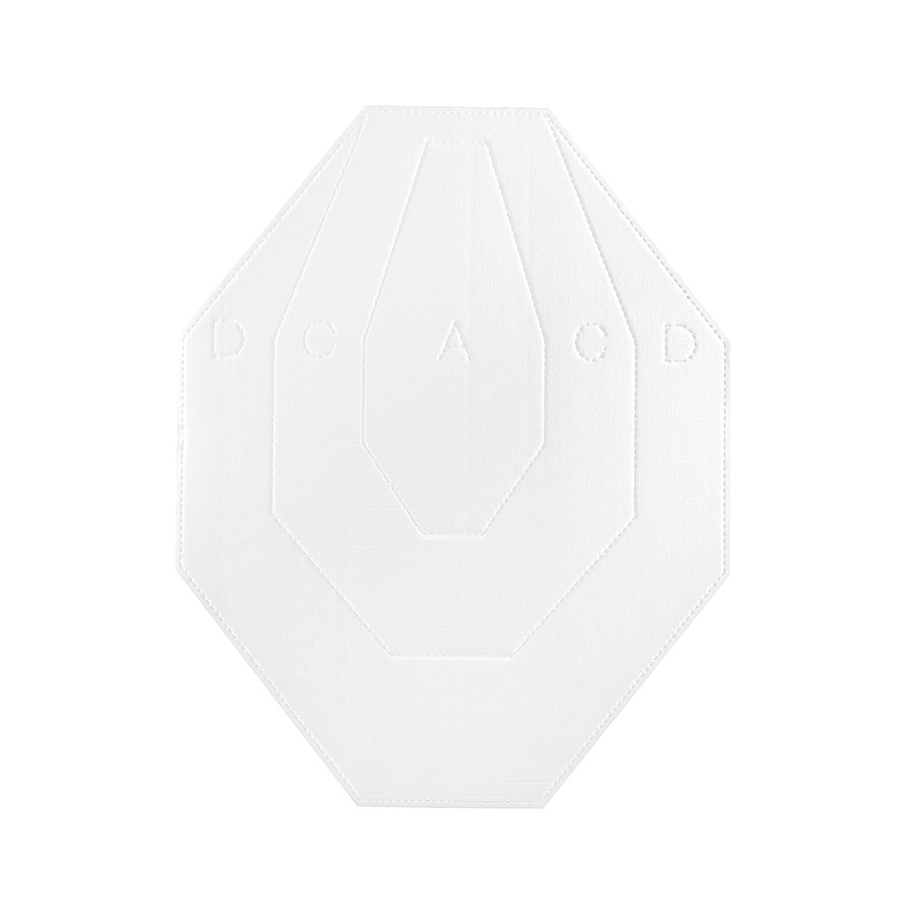 Cardboard IPSC Target WHITE/RED – 100 pcs./Pack
