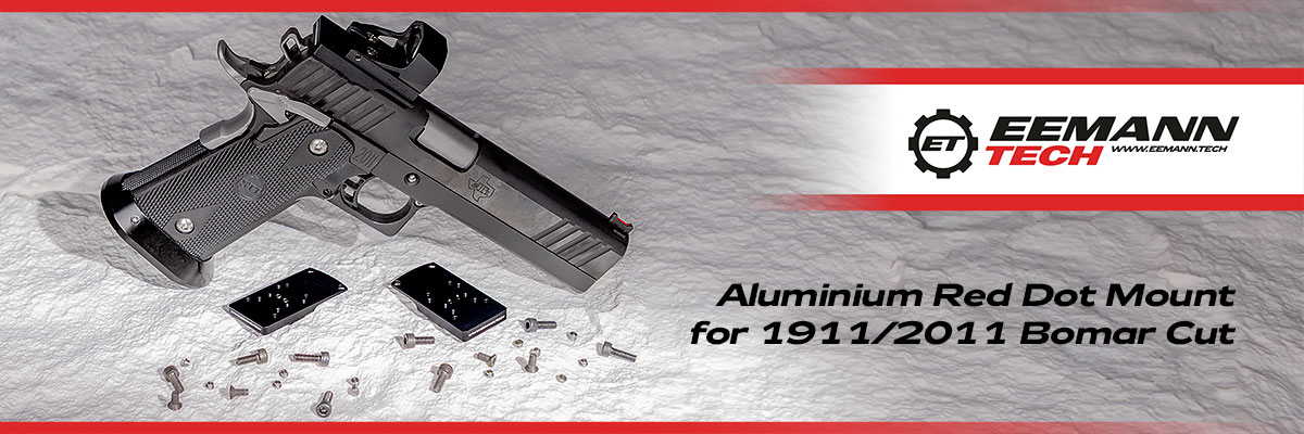 New Product Eemann Tech Aluminium Red Dot Mount For 1911/2011 Bomar Cut