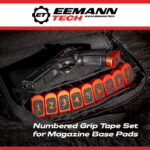 New Product Eemann Tech Numbered Grip Tape Set For Magazine Base Pads – 10 Pcs