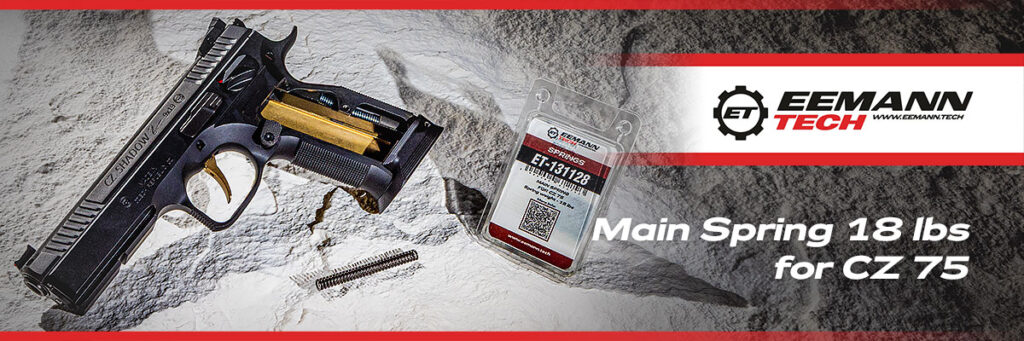 NEW PRODUCT EEMANN TECH MAIN SPRING 18 LBS FOR CZ 75