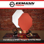 New Product Eemann Tech Cardboard Ipsc Target White/Red – 100 Pcs./Pack
