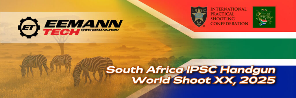 EEMANN TECH IS A STAGE SPONSOR OF THE IPSC HANDGUN WORLD SHOOT XX IN SOUTH AFRICA – SEPTEMBER 2025