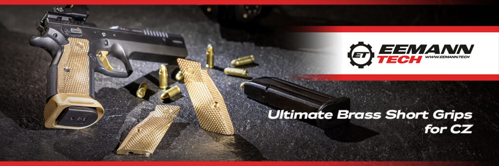 NEW PRODUCT EEMANN TECH ULTIMATE BRASS SHORT GRIPS FOR CZ