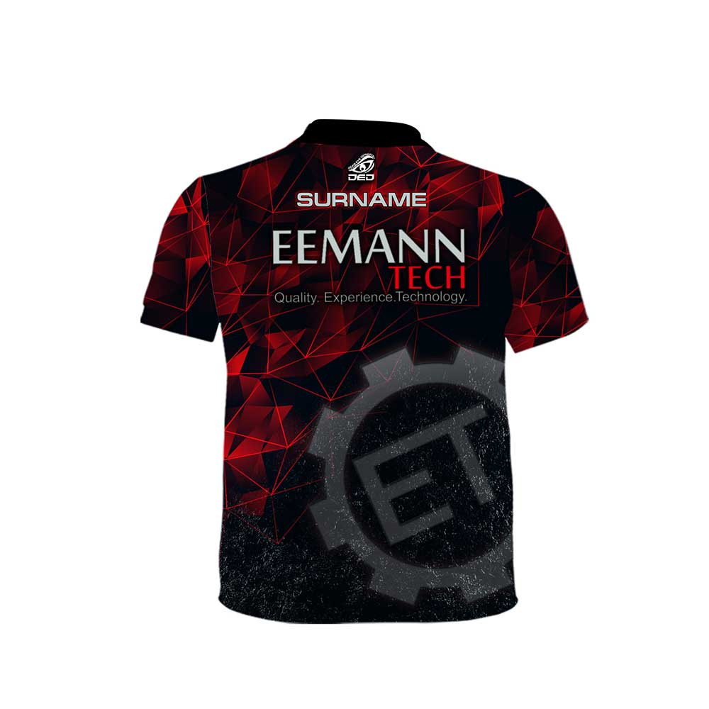 Eemann Tech Casual T-Shirt – RED