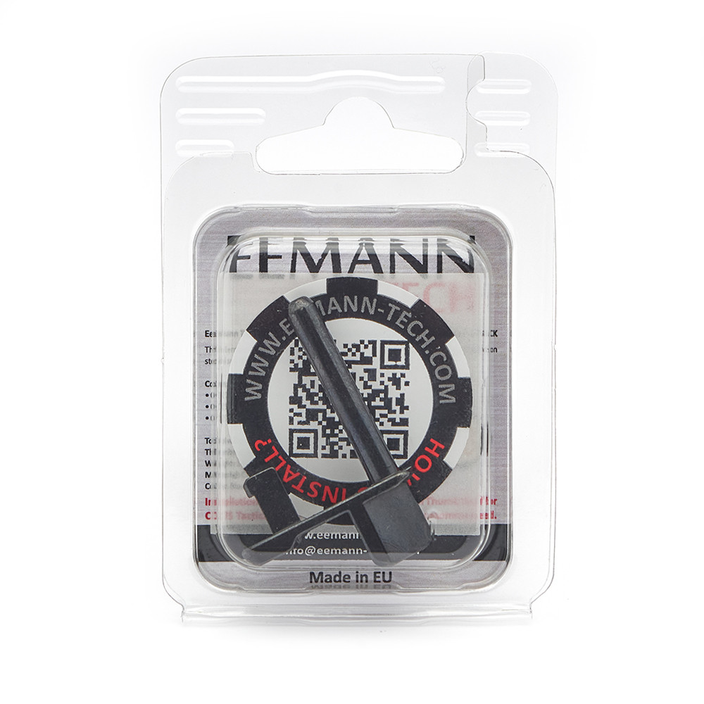 Eemann Tech Slide Stop with Thumb Rest for CZ TS / TS2 / TS3 – BLACK