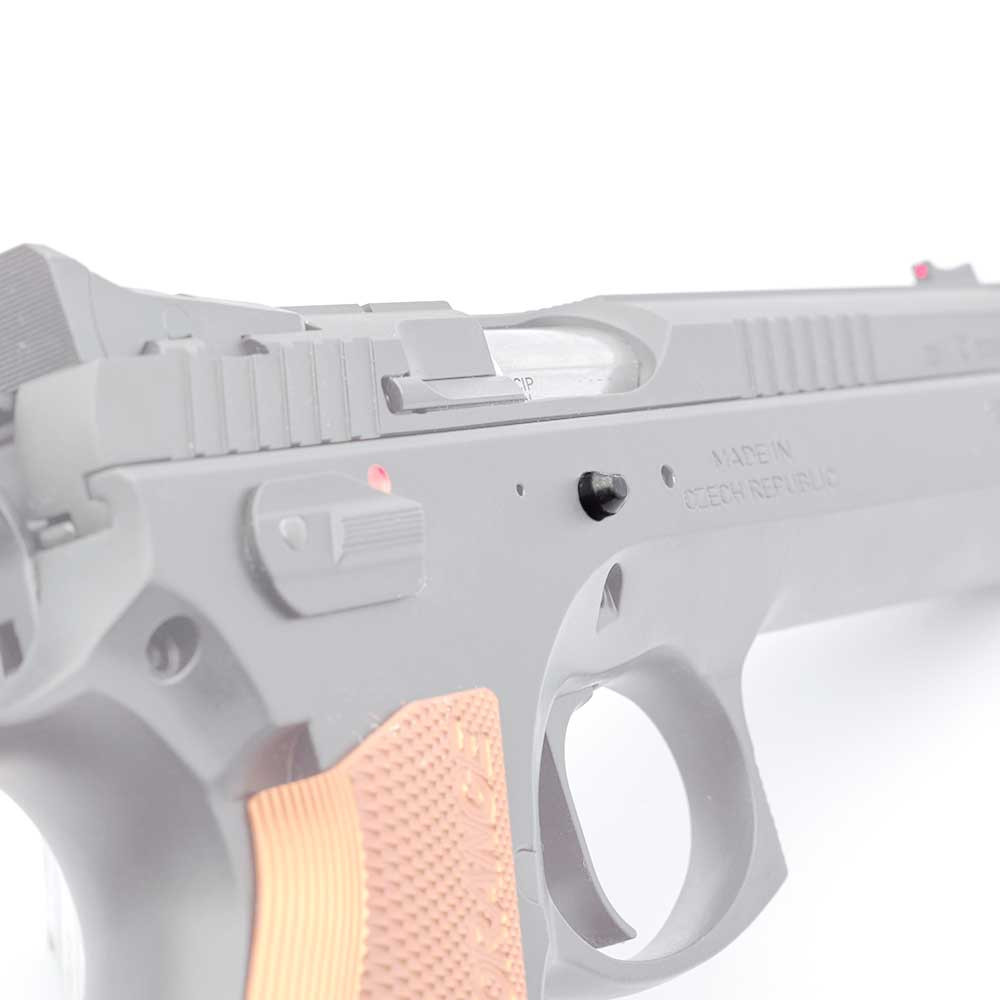 Eemann Tech Competition Slide Stop with Thumb Rest for CZ Shadow 2 / CZ TS / CZ TS2