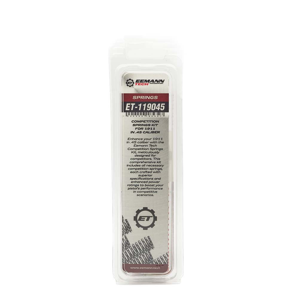 Eemann Tech Competition Springs Kit for 1911 in.45 Caliber