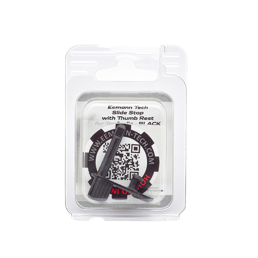 Eemann Tech Slide Stop with Thumb Rest for Tanfoglio – BLACK