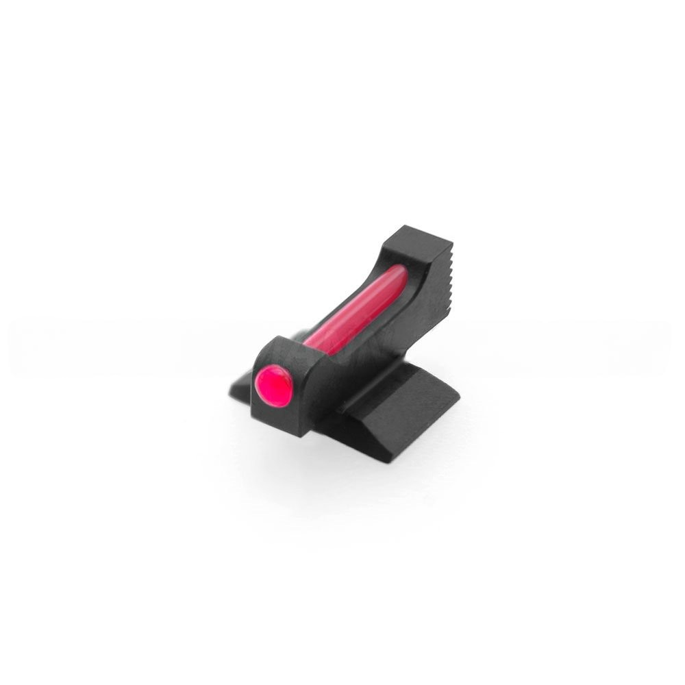 Eemann Tech Front Sight for 1911/2011, Checkered with 1,5mm Fiber Optics Rod