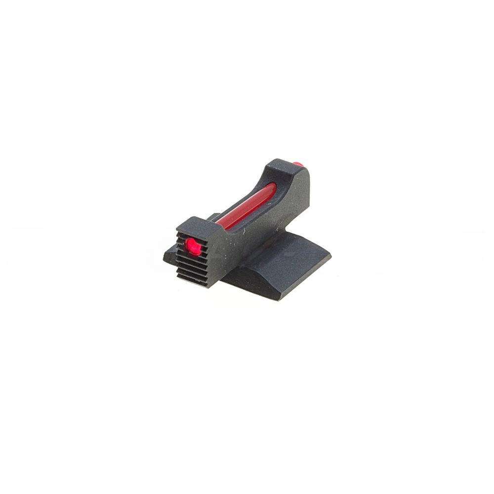 Eemann Tech Front Sight for 1911/2011, Checkered with 1mm Fiber Optics Rod