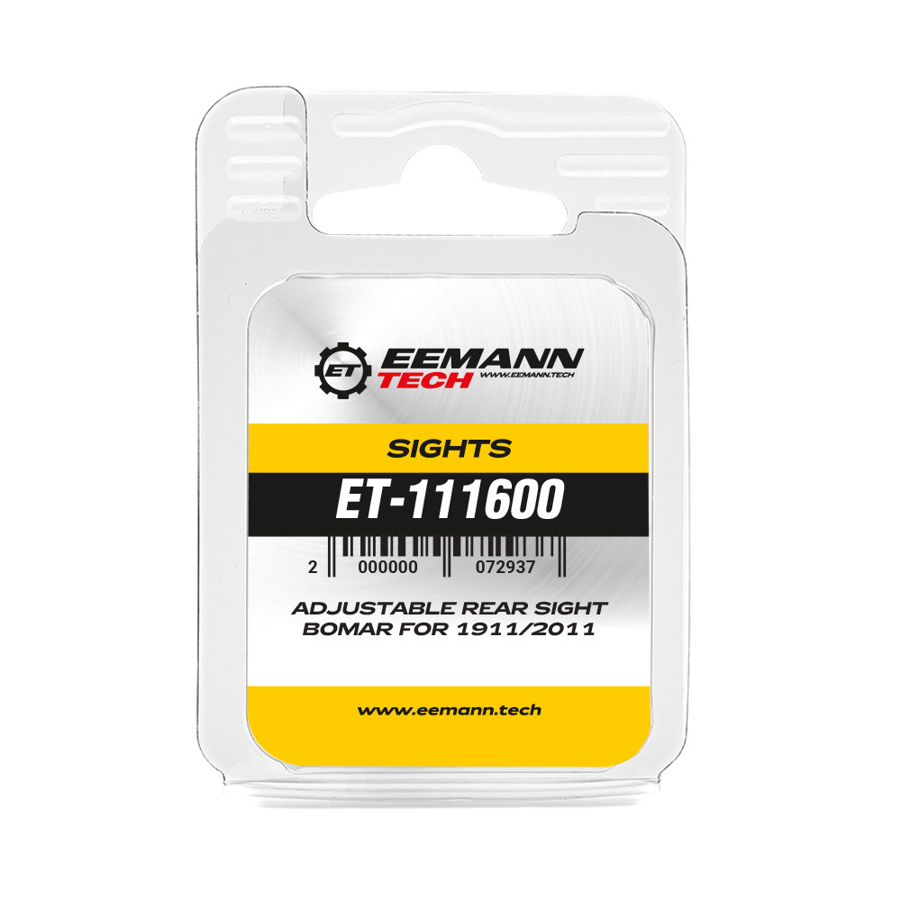 Eemann Tech Adjustable Rear Sight BOMAR for 1911/2011