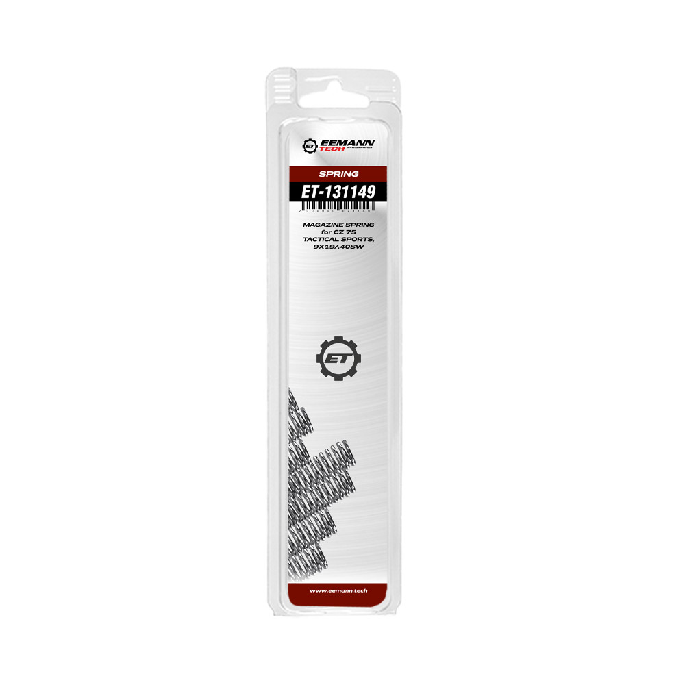 Eemann Tech Magazine Spring for CZ 75 Tactical Sports, 9×19/.40sw
