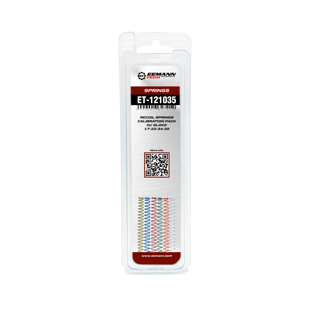 Eemann Tech Recoil Springs Calibration Pack for GLOCK 17-22-34-35