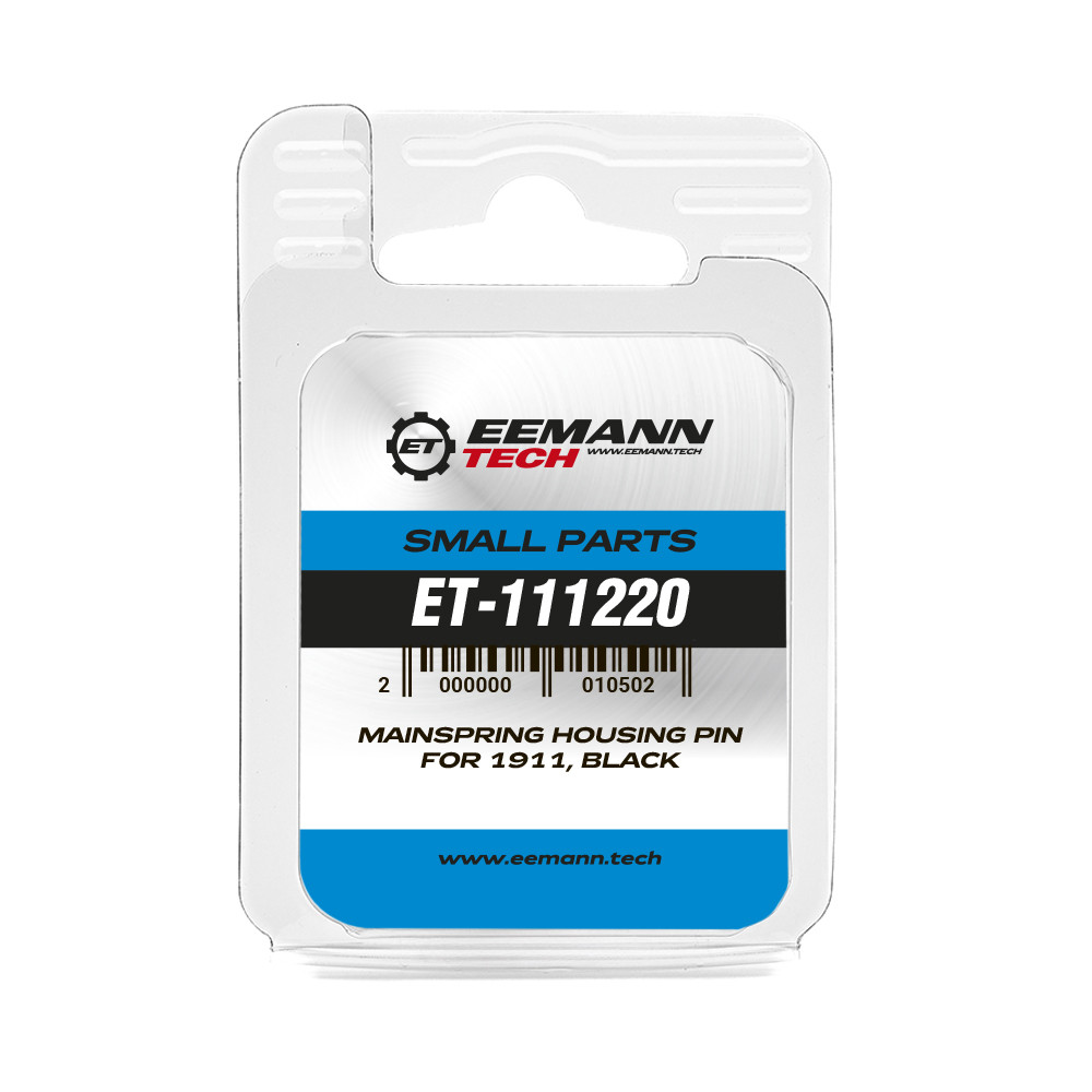 Eemann Tech Mainspring Housing Pin for 1911, Black