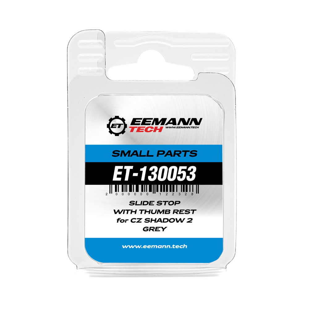Eemann Tech Slide Stop with Thumb Rest for CZ Shadow 2 – GREY