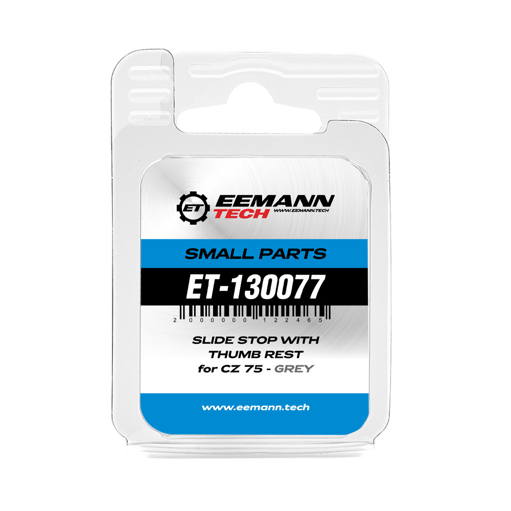 Eemann Tech Slide Stop with Thumb Rest for CZ 75 – GREY