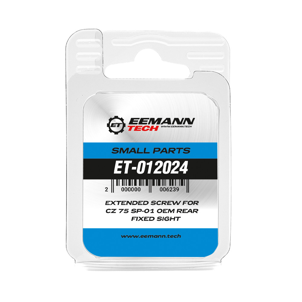 Eemann Tech Extended Screw for CZ 75 SP-01 OEM Rear Fixed Sight