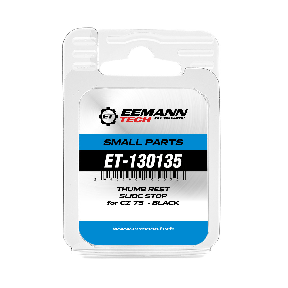 Eemann Tech Thumb Rest Slide Stop for CZ 75 – BLACK